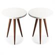 Home Square End Table in Multi-Color - Set of 2