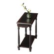 Home Square Chairside Table in Midnight Rose - Set of 2