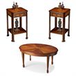 Home Square 3-Piece Set with 2 Accent Tables & 1 Coffee Table