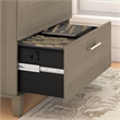 Home Square 2-Piece Set with 72W L Shaped Desk & 2-Drawer File Cabinet
