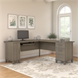 Home Square 2-Piece Set with 72W L Shaped Desk & 2-Drawer File Cabinet