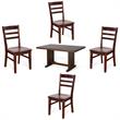 Home Square 5-Piece Set with 4 18