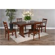 Home Square 4-Piece Set with Side Bench 60