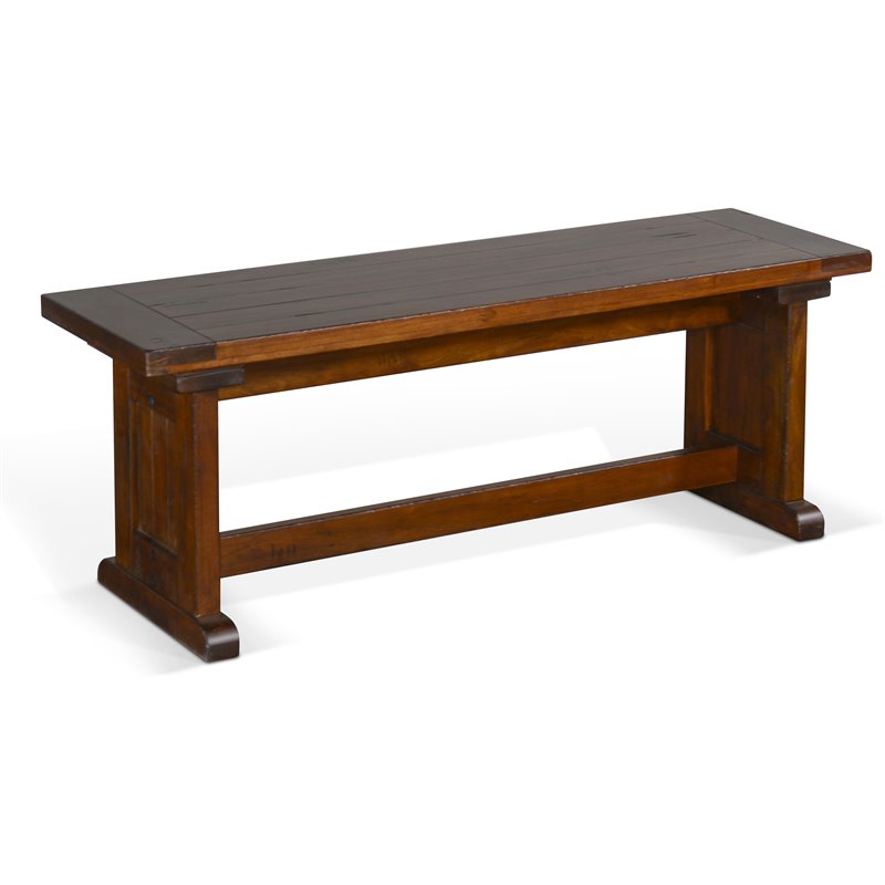 Home Square 4-Piece Set with Side Bench 60