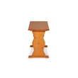 Home Square Furniture 3-Piece Set with 1 Dining Table & 2 Benchs in Natural