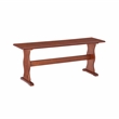Home Square Furniture 2-Piece Set with Dining Table & Bench in Walnut