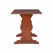 Home Square Furniture 2-Piece Set with Dining Table & Bench in Walnut