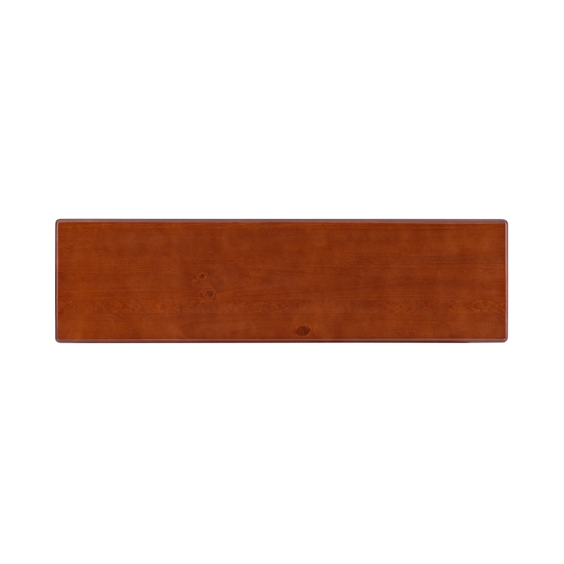 Home Square Furniture 2-Piece Set with Dining Table & Bench in Walnut
