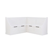 Home Square Furniture 2-Piece Set with Corner Breakfast Nook & Dining Table