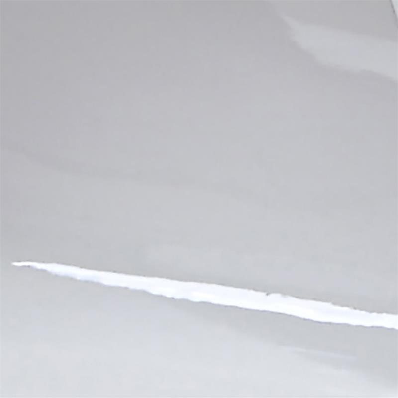 Home Square Growder Contemporary Glass Top End Table in White - Set of 2