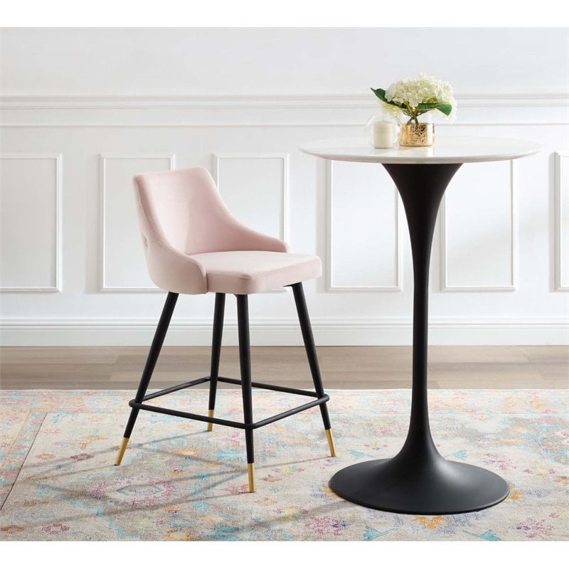 Home Square 2 Piece Performance Velvet 25.5