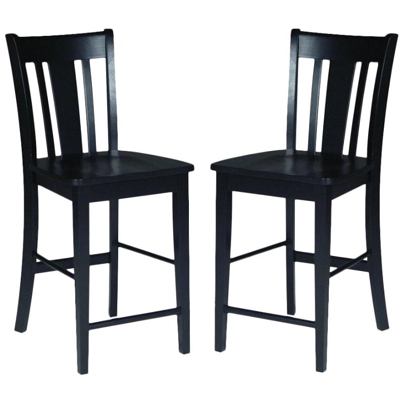 Home Square 2 Piece Solid Wood 24