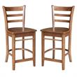Home Square 2 Piece Solid Parawood 24