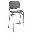 Home Square Stack Steel Frame Barstool in Brownstone Finish - Set of 2