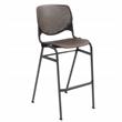Home Square Stack Barstool in Brownstone Finish - Set of 2