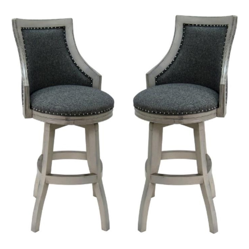 Home Square 2 Piece Solid Wood 34