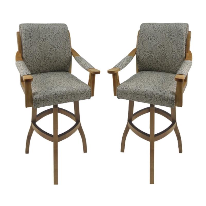 Home Square 2 Piece Solid Wood 30