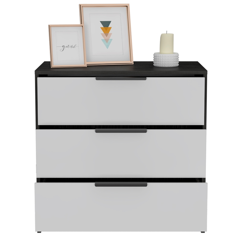 Home Square 2-Piece Set with 3 Drawer Dresser and 5 Drawer Dresser In Smoky Oak