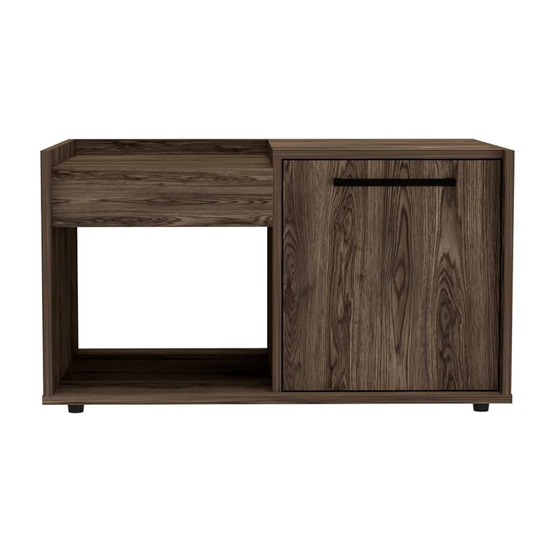 Home Square 2-Piece Set with Lyon Coffee Table & Sideboard in Dark Walnut