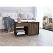 Home Square 2-Piece Set with Lyon Coffee Table & Sideboard in Dark Walnut
