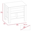 Home Square 2-Piece Set with Storage Pantry Cabinet and Kitchen Island