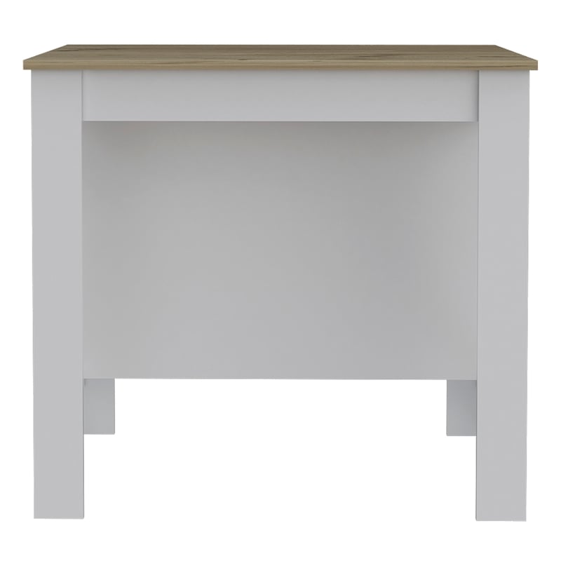 Home Square 2-Piece Set with Cala Kitchen Island and Kitchen Cart