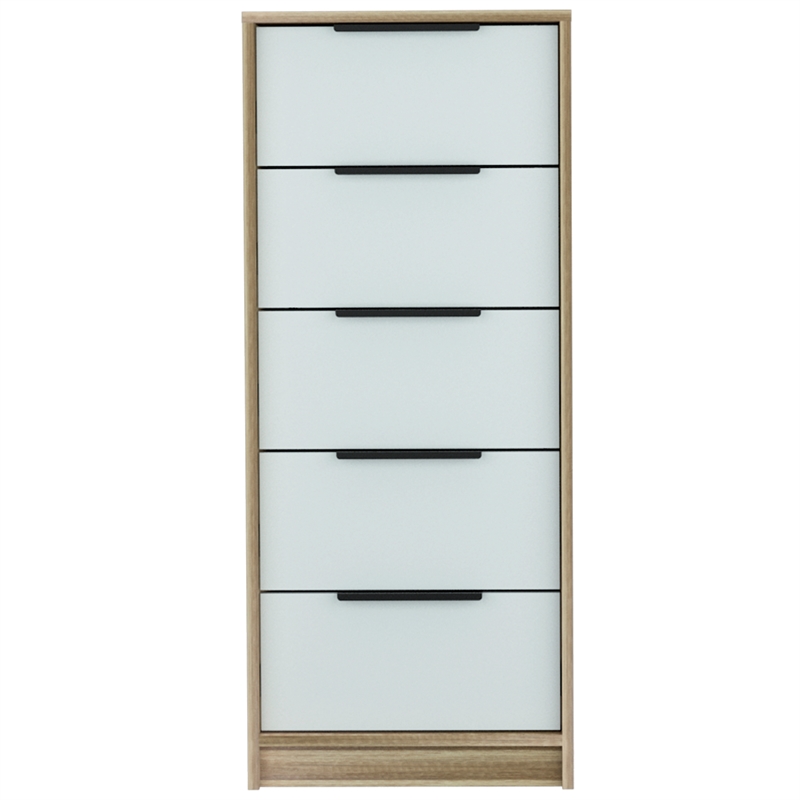 Home Square 2-Piece Set with 5 Drawer Dresser & 2 Drawer Night Stand