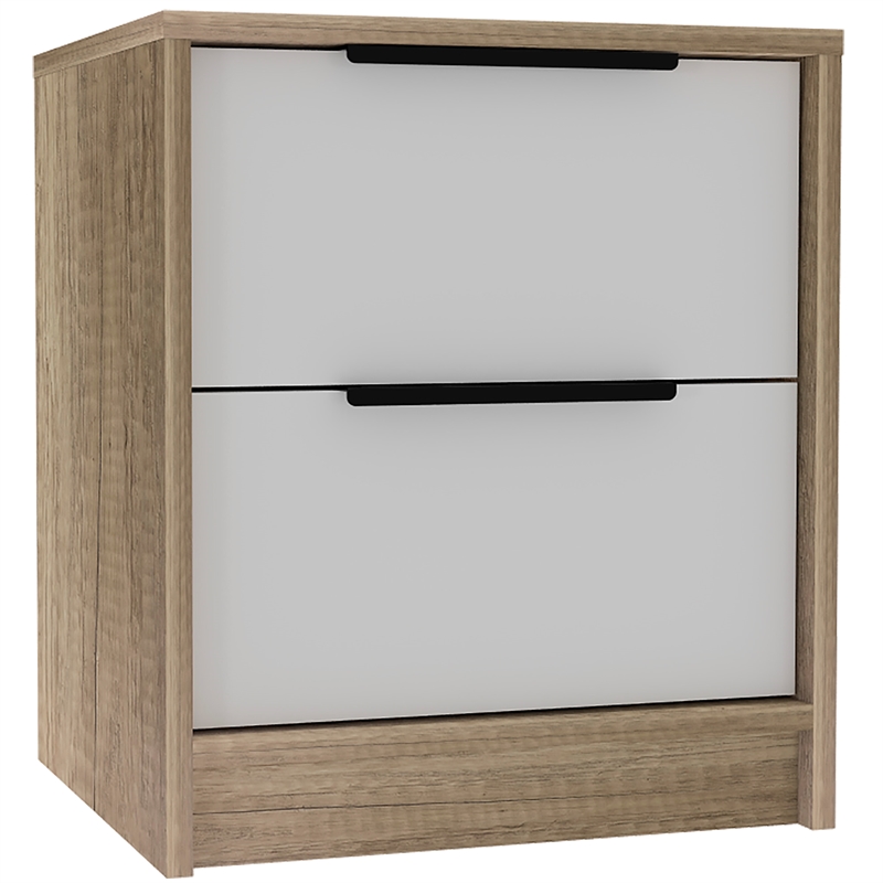 Home Square 2-Piece Set with 3 Drawer Dresser and 2 Drawer Night Stand