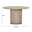 Home Square 5-Piece Set with Dining Table & 4 Velvet Side Chairs