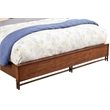 Home Square 2-Piece Set with Trig Queen Panel Bed & 5 Drawer Chest