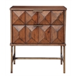 Home Square 3-Piece Set with Trig Queen Panel Bed & 2 Nightstands