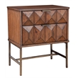 Home Square 2-Piece Set with Trig Standard King Headboard & 2 Drawer Nightstand