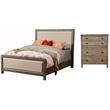 Home Square 2-Piece Set with Classic California King Bed & 4 Drawer Chest