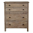 Home Square 2-Piece Set with Classic Queen Headboard & 4 Drawer Chest
