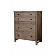 Home Square 2-Piece Set with Classic Queen Headboard & 4 Drawer Chest