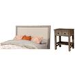 Home Square 2-Piece Set with Classic California King Headboard & Nightstand