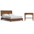Home Square 2-Piece Set with California King Platform Bed and Mini Desk