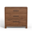 Home Square 2-Piece Set with Queen Platform Bed and 3 Drawer Small Chest