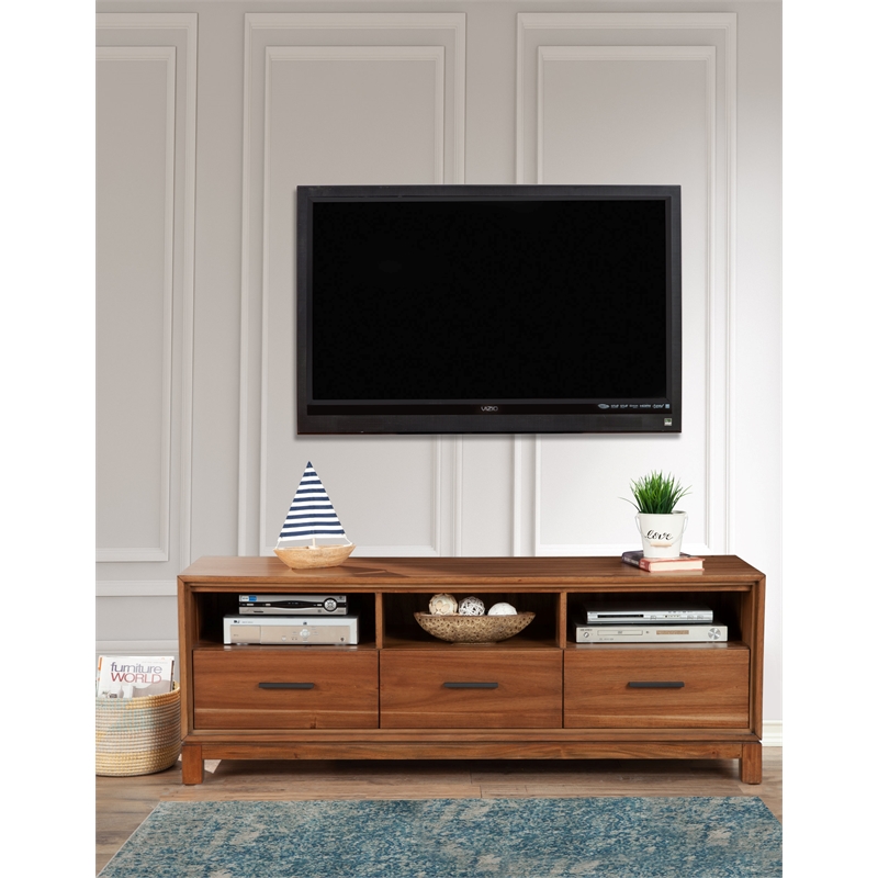 Home Square 2-Piece Set with Queen Platform Bed and TV Console