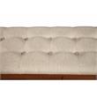 Home Square 2-Piece Set with Standard King Platform Bed and Bench