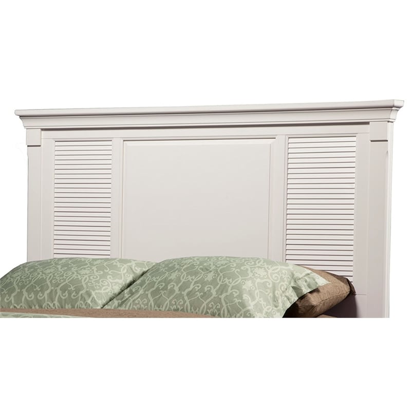 Home Square 2-Piece Set with 5 Drawer Chest & Queen Panel Bed in White