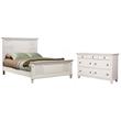 Home Square 2-Piece Set with 7 Drawer Dresser & King Shutter Panel Bed