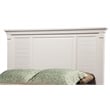 Home Square 2-Piece Set with 6 Drawer Wood Dresser & King Shutter Panel Bed