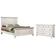 Home Square 2-Piece Set with 7 Drawer Dresser & California King Panel Bed