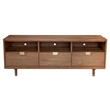 Home Square 2-Piece Set with Easton 3 Drawer Chest & TV Console in Sand