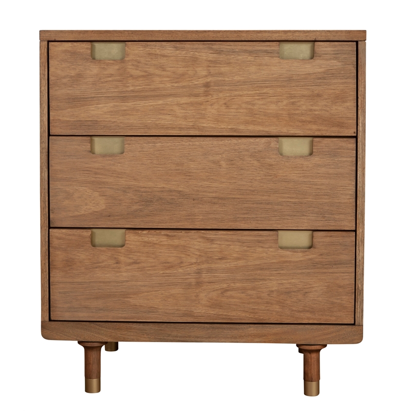 Home Square 2-Piece Set with Easton 3 Drawer Chest & TV Console in Sand