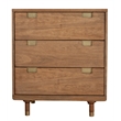 Home Square 2-Piece Set with Easton 3 Drawer Chest & TV Console in Sand