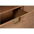 Home Square 2-Piece Set with Easton 3 Drawer Chest & TV Console in Sand
