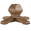 Home Square 5-Piece Set with Kensington Dining Table & 4 Parson Dining Chairs