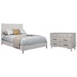 Home Square 2-Piece Set with Flynn Queen Panel Bed & 7 Drawer Dresser